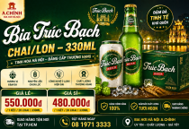 Bia Trúc Bạch 330ml Mua Ở TPHCM Ở Đâu Giá Tốt, Chính Hãng?