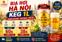 Bia Hơi Hà Nội Keg 1 Lít Mua Ở TPHCM Ở Đâu Uy Tín, Giá Tốt?