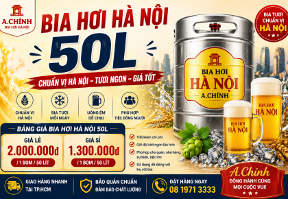 Giá Bia Hơi Hà Nội Keg 50L Mới Nhất – Mua Bia Keg 50L Ở Sài Gòn Ở Đâu Uy Tín?