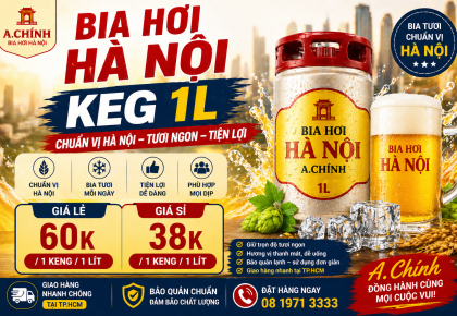 Bia Hơi Hà Nội Keg 1 Lít Mua Ở TPHCM Ở Đâu Uy Tín, Giá Tốt?