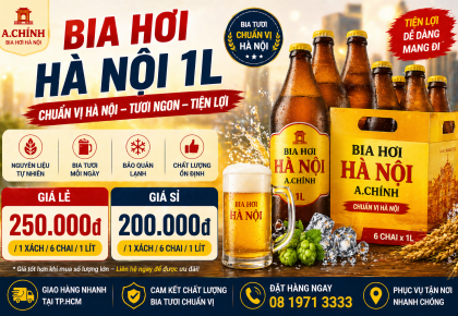 Bia Hơi Hà Nội 1L Mua Ở TPHCM Ở Đâu Giá Tốt, Chuẩn Vị?