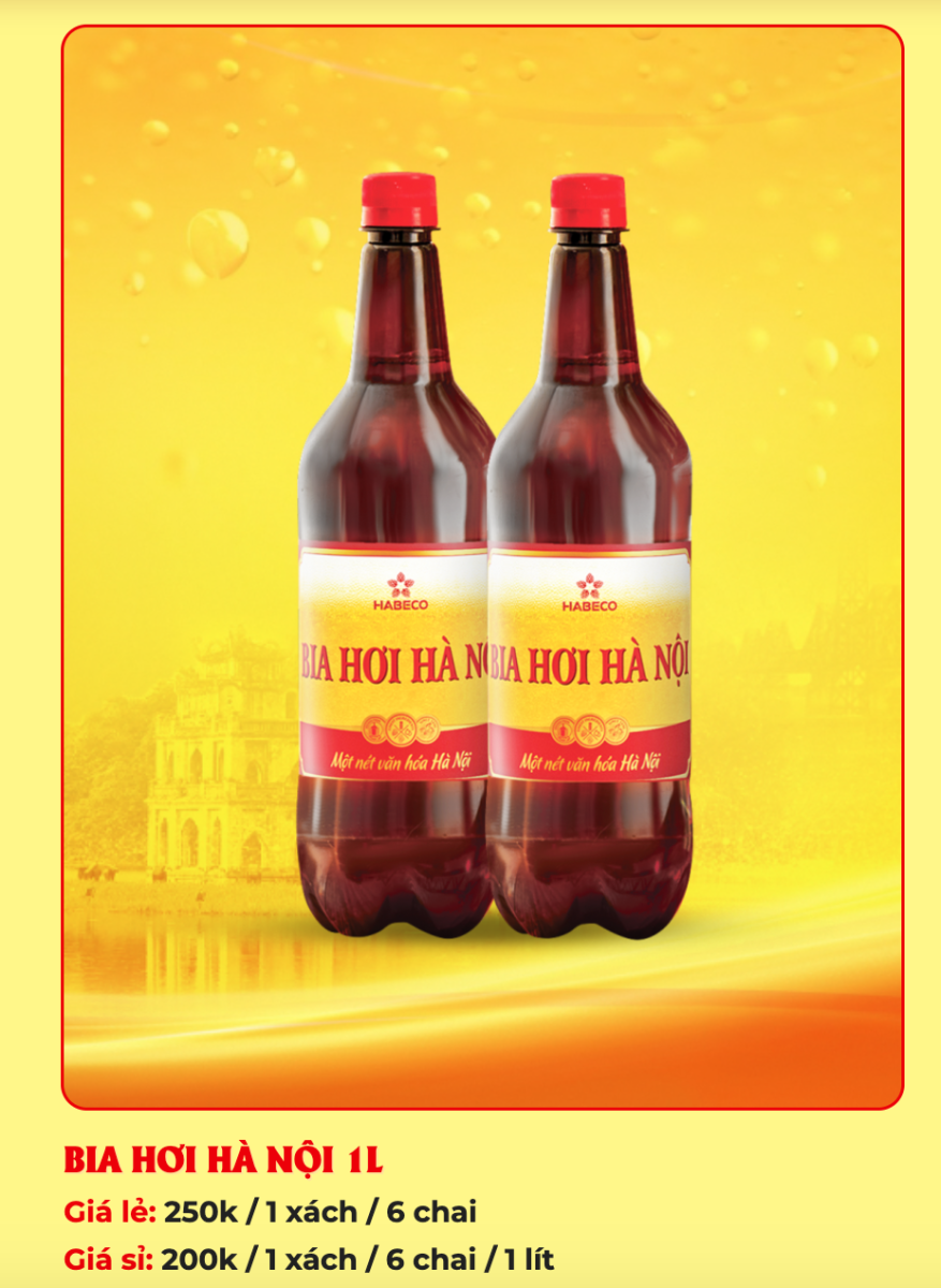 bạn đang tìm bia hơi Hà Nội 1L mua ở TPHCM, thì bia hơi Hà Nội A.Chính là lựa chọn đáng tin cậy.