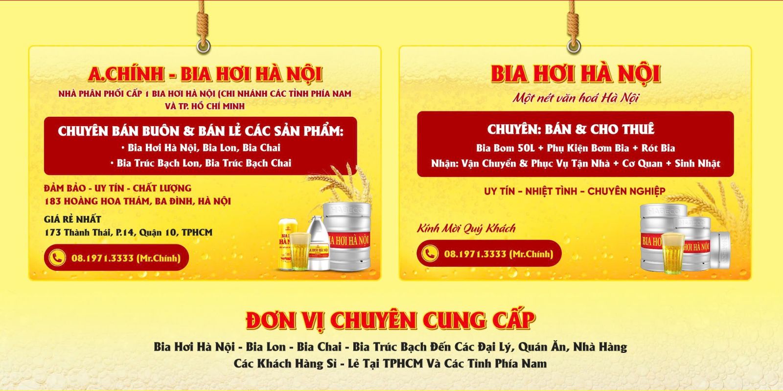 bia hơi Hà Nội A.Chính đáp ứng đầy đủ các tiêu chí này khi bạn cần bia hơi Hà Nội 500ml mua ở TPHCM.